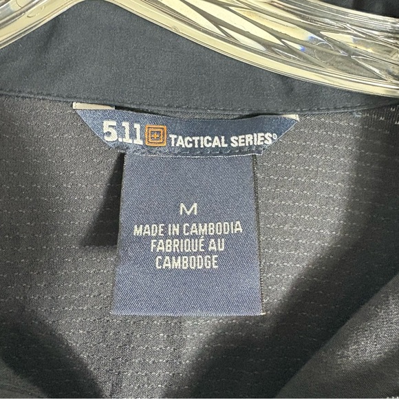5.11 TACTICAL - -Lot of 4 -- Quarter-Zip Patch Ready Pullover Shirt in Black MED - Picture 9 of 10